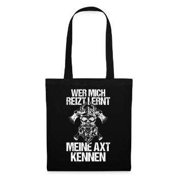 Mur des Boucliers Médiévaux Marché Médiéval Viking - Sac en tissu - noir - Devant