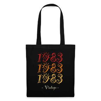 1983 vintage - Tote Bag - black - Front
