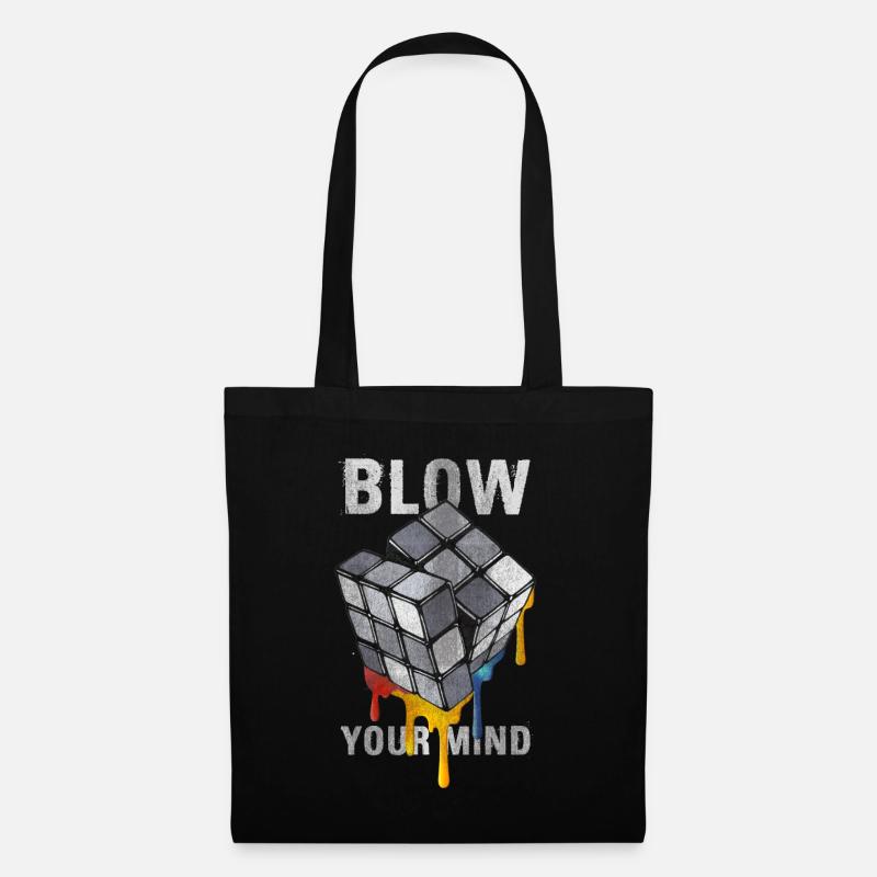 Rubik's Cube Blow Your Mind - Stoffbeutel - Schwarz
