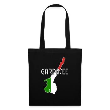 Gardasee Italien - Stoffbeutel - Schwarz - Vorne