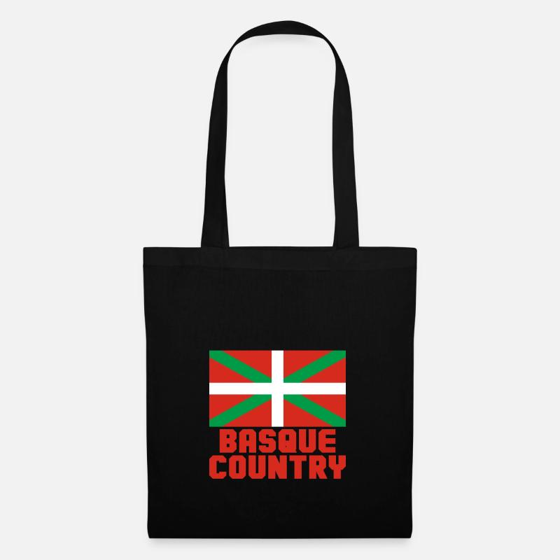 Pays basque - Sac en tissu - noir