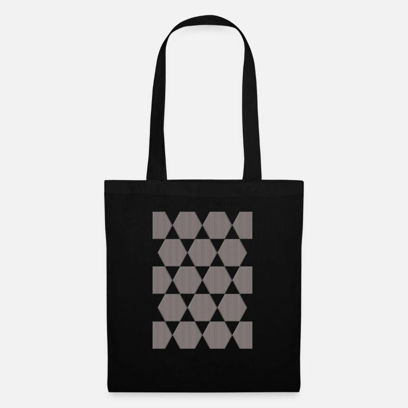 geometry - Tote Bag - black