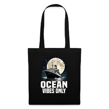 Ocean Vibes Only Cruise Ship Vacation Group - Stoffbeutel - Schwarz - Vorne