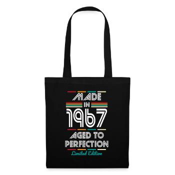55th Birthday - Made in 1967 - Tote Bag - black - Front