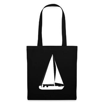 Voilier Voilier Voilier Sports nautiques - Sac en tissu - noir - Devant