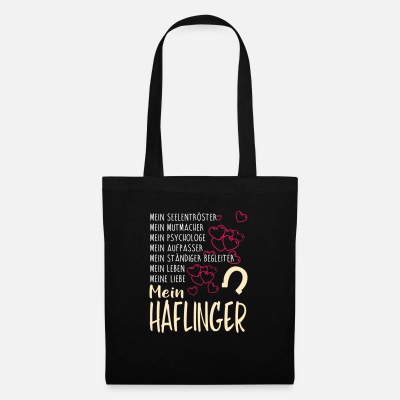 HAFLINGER - mein - Stoffbeutel - Schwarz