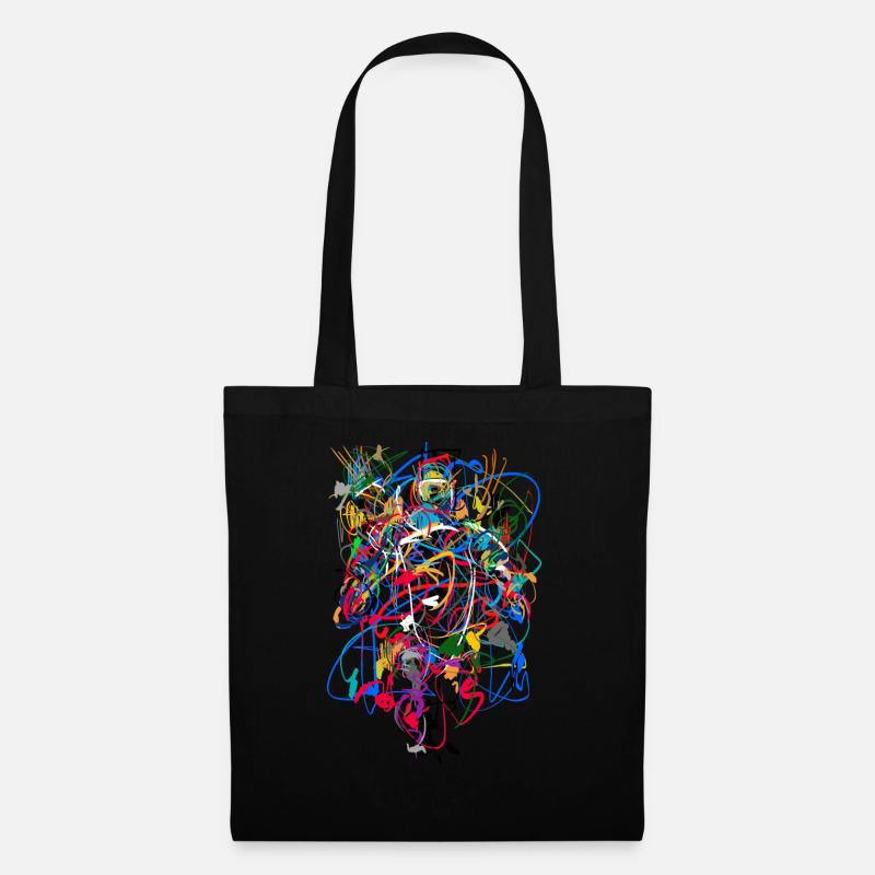 abstract - Tote Bag - black