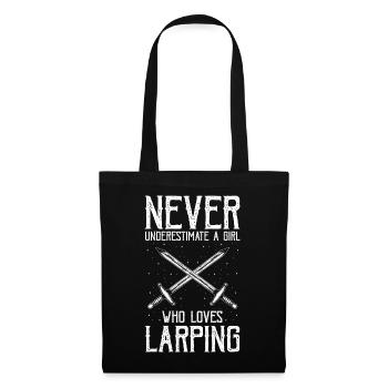 Live-action role-playing game for NPC and RPG role-playing game - Tote Bag - black - Front