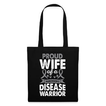 Wife of Parkinson's disease warrior - Tote Bag - black - Front