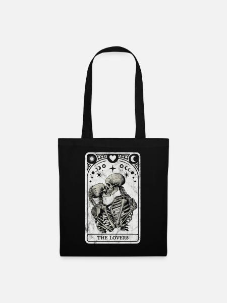 Das Tarot der Liebenden - Stoffbeutel - Schwarz