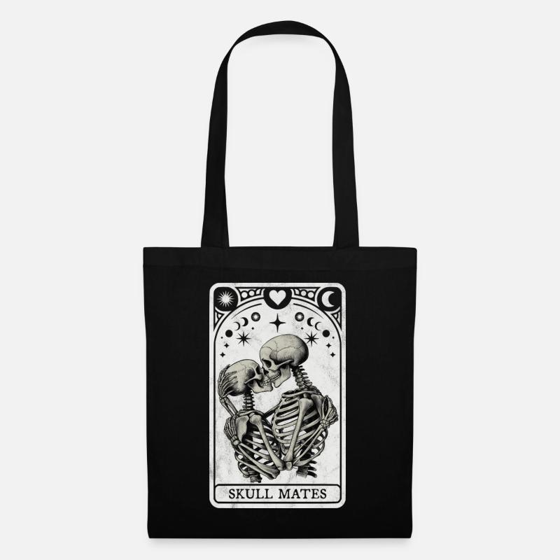 Schädel Mates Tarot - Stoffbeutel - Schwarz