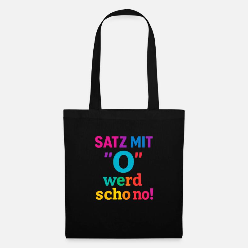 Satz mit O 2 - Stoffbeutel - Schwarz