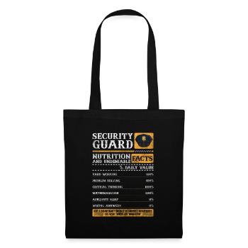 Protection de la sécurité Sarcasme Quart de nuit - Sac en tissu - noir - Devant