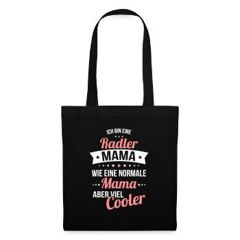 Cyclist mom like a normal mom but much cooler - Tote Bag - black - Front