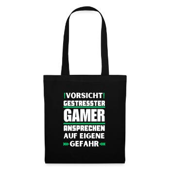 Don't appeal to stressed gamers! - Tote Bag - black - Front