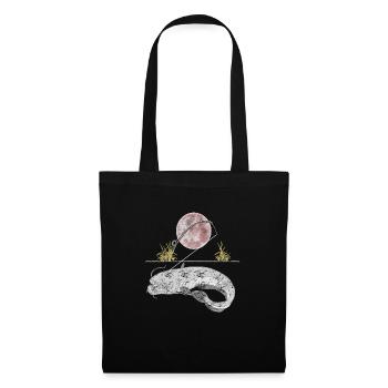 Pêche au poisson-chat - Sac en tissu - noir - Devant
