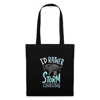 Tornado storm storm chaser weather storm chase gift - Tote Bag - black - Front