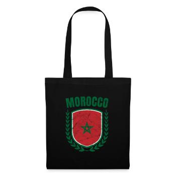 Maroc - Sac en tissu - noir - Devant