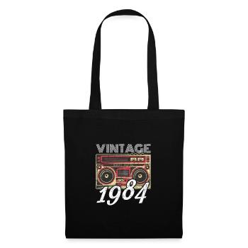 Vintage 1984 84 Birthday Retro Vintage Gift - Tote Bag - black - Front