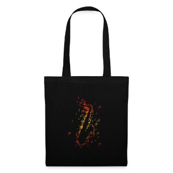 Saxophone Saxophone Saxophonistes - Sac en tissu - noir - Devant