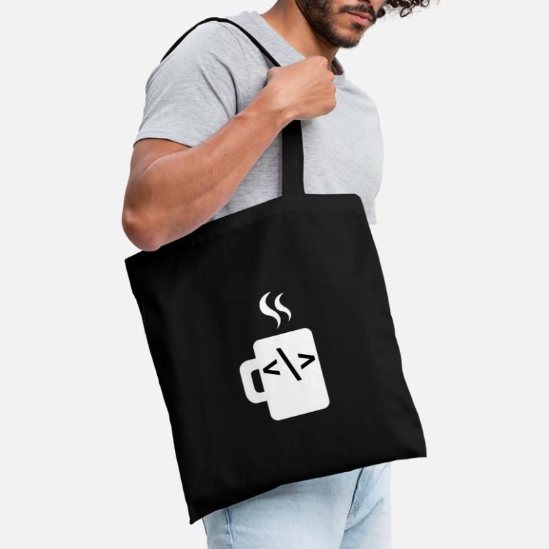 Javascript Code Software Developer Coffee Java Tote Bag