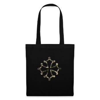 Croix Occitane, Camouflage - Sac en tissu - noir - Devant