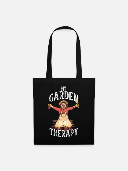 GARDEN THERAPY GARDEN GARDEN GARDENER - Tote Bag - black