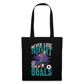Never Lose Sight Of Your Goals - Stoffbeutel - Schwarz - Vorne
