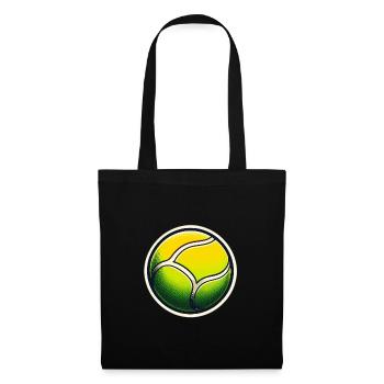 Tennis Ball Green Yellow - Tote Bag - black - Front
