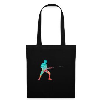 Fencing and fencing PopArt - Tote Bag - black - Front