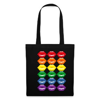 Rainbow flag Rainbow flag LBGT Pride LGBTQ - Tote Bag - black - Front
