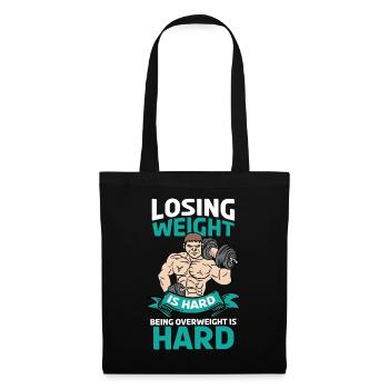 Bodybuilding Weight Training Fitness Muscle Building - Tote Bag - black - Front