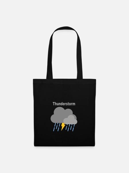 Thunderstorm - Stoffbeutel - Schwarz
