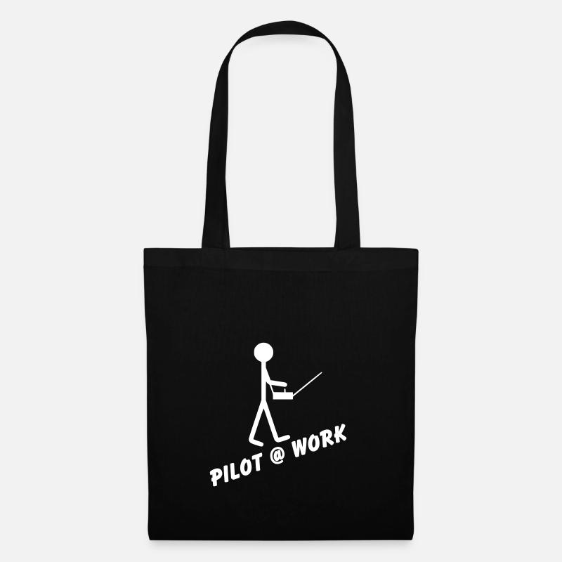 Pilot @ Work - Tote Bag - black