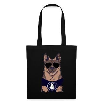 Police Dog German Shepherd - Tote Bag - black - Front