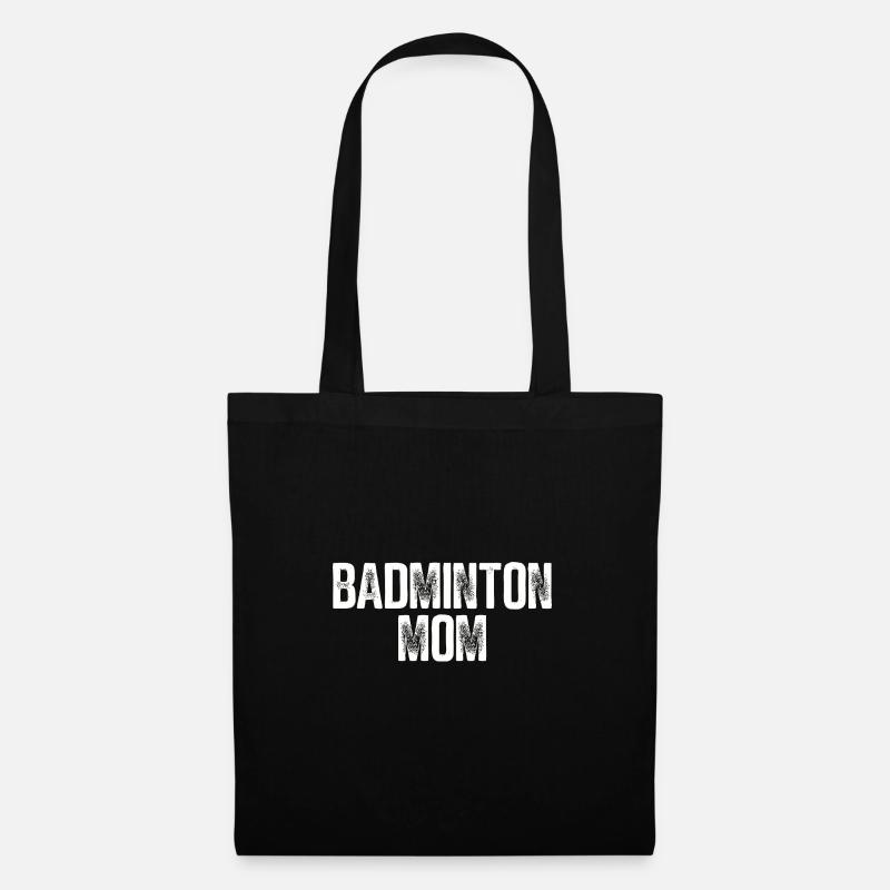 Badminton Mum - Stoffbeutel - Schwarz
