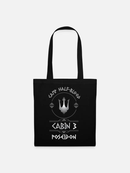 Cabin #3 in Camp Half Blood, Child of Poseidon - Tote Bag - black