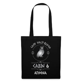 Cabin #6 in Camp Half Blood, Child of Athena - Tote Bag - black - Front