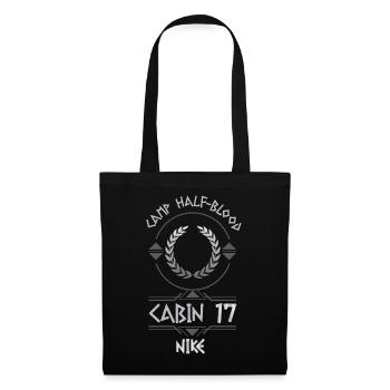 Cabin #17 in Camp Half Blood, Child of Goddess Nik - Tote Bag - black - Front