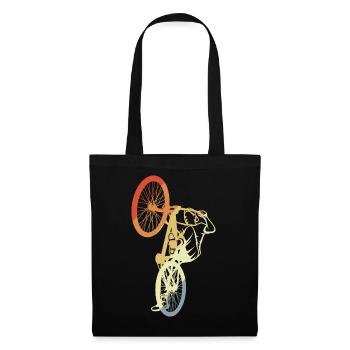 Vintage BMX rider - Tote Bag - black - Front