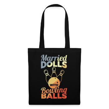 Bowling Girl - Tote Bag - black - Front