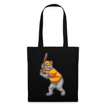 Koala Baseball Baseball Bat - Tote Bag - black - Front