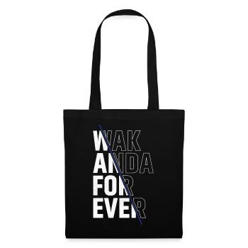 wak anda for ever - Stoffbeutel - Schwarz - Vorne