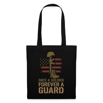Army Veteran National Guard Veteran in - Tote Bag - black - Front