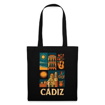 Cádiz Mosaic Coast and Music - Tote Bag - black - Front