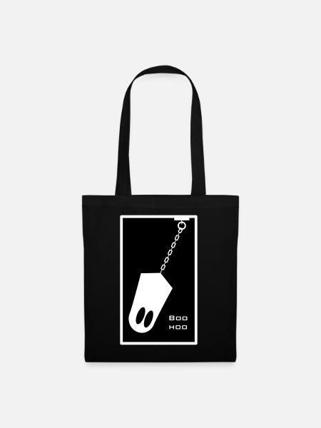 Ghost in chain - Tote Bag - black
