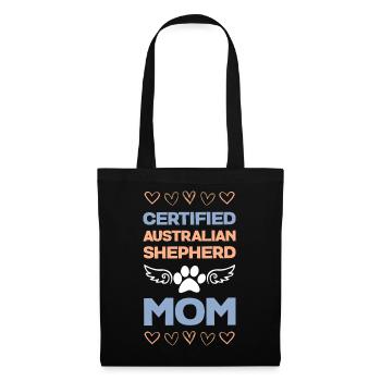 Maman berger australien certifiée - Sac en tissu - noir - Devant