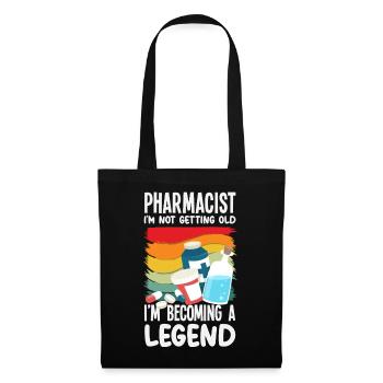 Retro Won't Get Old Legend Pharmacist Pharmacy - Tote Bag - black - Front