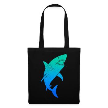 Requins Requins Enfants Colorés Garçons Garçons Shark - Sac en tissu - noir - Devant