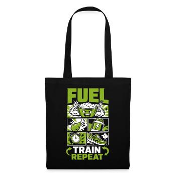 Fuel Train Repeat Fitness - Tote Bag - black - Front